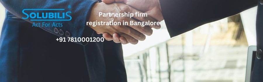 Partnership firm registration in Bangalore