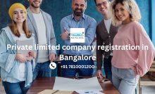 Private limited company registration in Bangalore